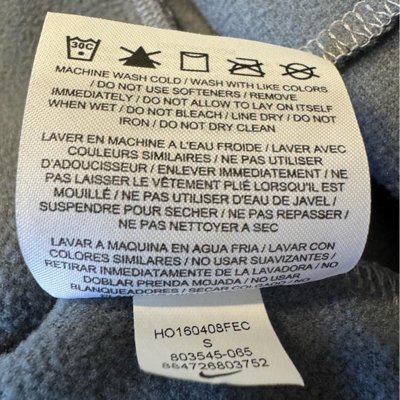 Nike Dri-Fit Hooded Sweatshirt w/Pockets and Thumb Holes, Light Gray, Small - Picture 16 of 16